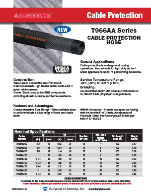 Alfagomma T966AA Cable Protection hose