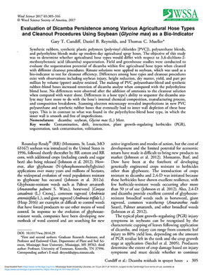Evaluation of Dicamba report
