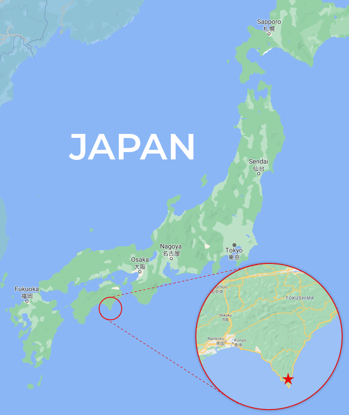 map of Japan