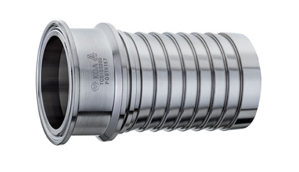 Sanitary Crimp Hose Fitting SS316 Tri-Clamp x Hose Shank